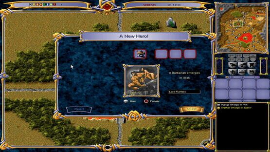 Warlords III: Darklords Rising screenshot 2