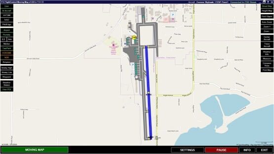 Microsoft Flight Simulator X: Steam Edition - Moving Map screenshot 9