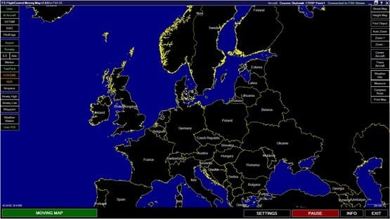 Microsoft Flight Simulator X: Steam Edition - Moving Map screenshot 7