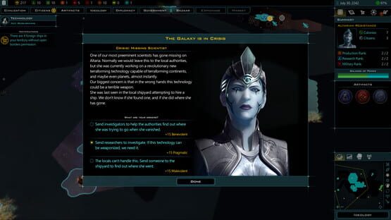 Galactic Civilizations III: Worlds in Crisis DLC screenshot 1