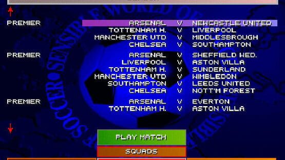 Sensible World of Soccer '96/'97 screenshot 10