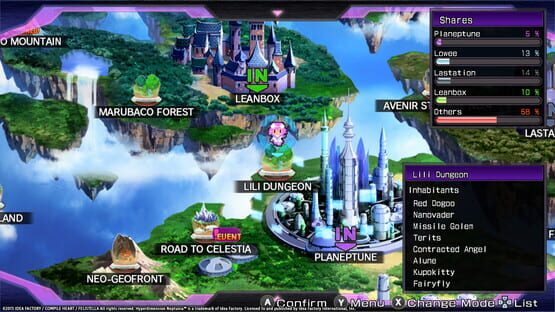 Hyperdimension Neptunia Re;Birth1: Lily-ad Dungeon screenshot 2