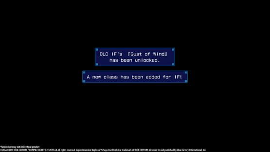 Superdimension Neptune vs. Sega Hard Girls: If's Gust of Wind screenshot 1