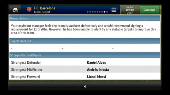 Football Manager Handheld 2014 screenshot 1