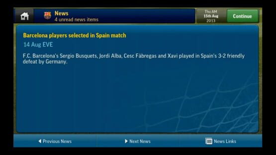 Football Manager Handheld 2014 screenshot 2