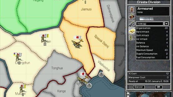Hearts of Iron screenshot 5