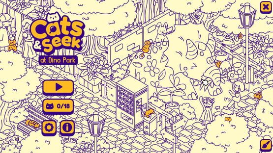Cats and Seek: Dino Park screenshot 1