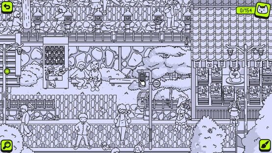 Cats and Seek: Kyoto - Extra Level & Jigsaw screenshot 2
