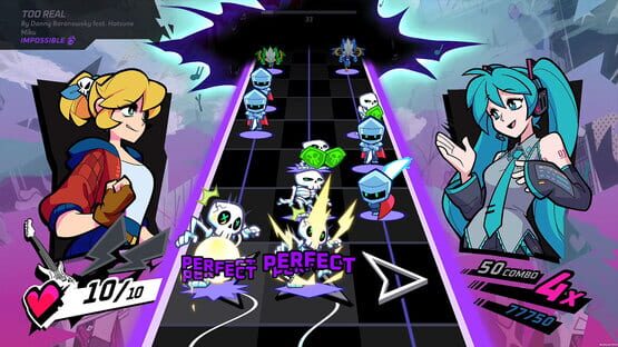 Rift of the NecroDancer: Hatsune Miku - "Too Real" screenshot 1