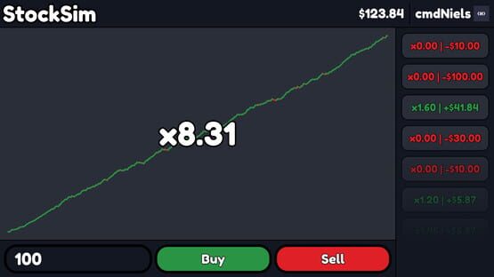 StockSim screenshot 1