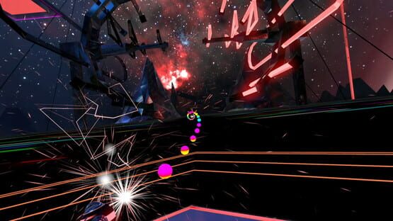 Synth Riders: Gunship - "Tech Noir (Carpenter Brut Remix)" screenshot 2