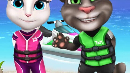 Talking Tom Jetski screenshot 1