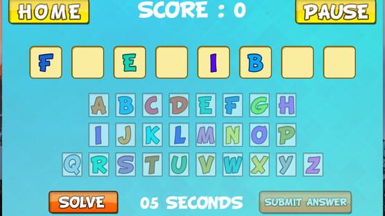 Missing Letters screenshot 2